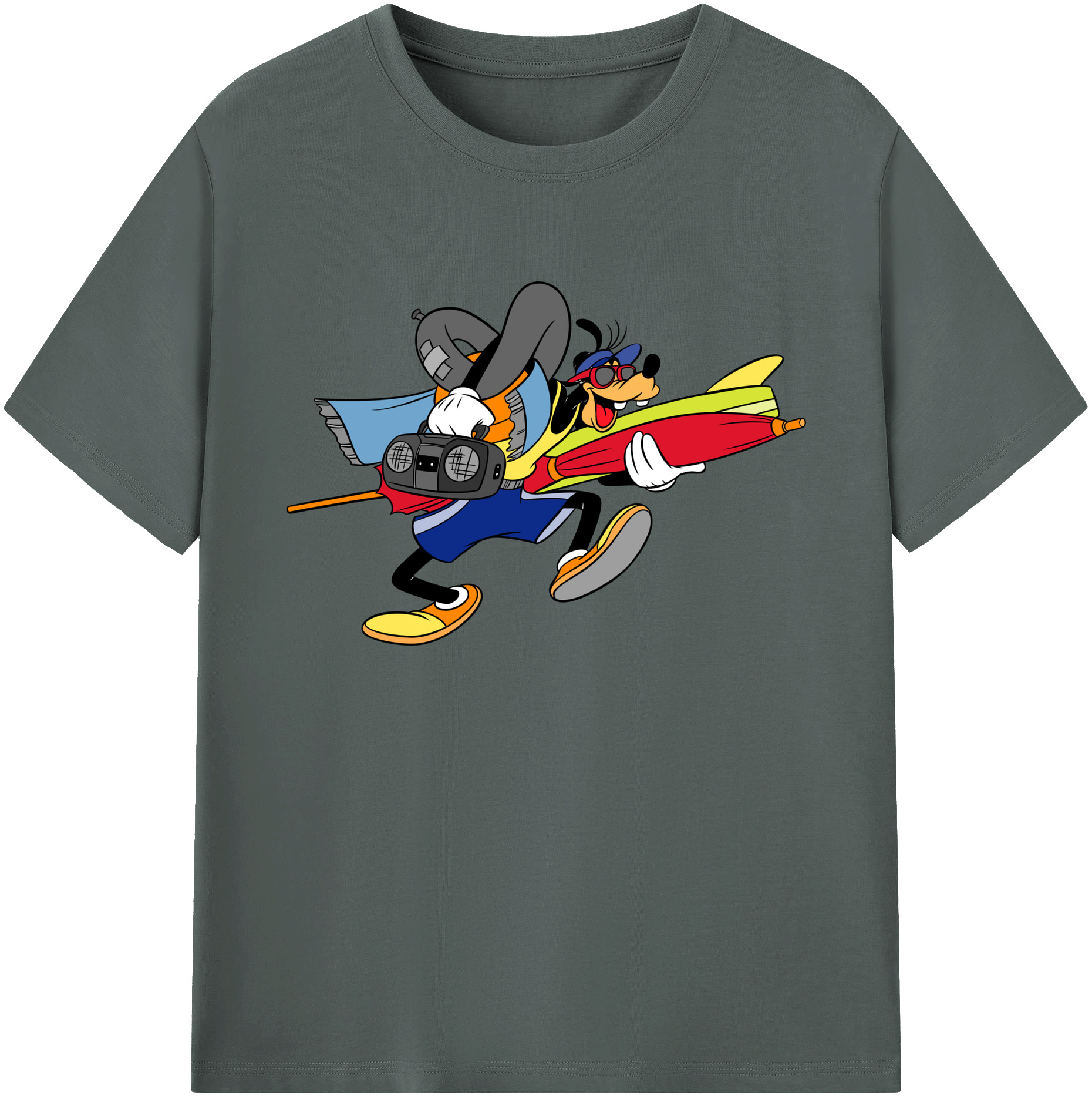 ミッキーマウス Mickey Mouse 綿100％ メンズ半袖Tシャツ｜肌触りやわらか＆通気性